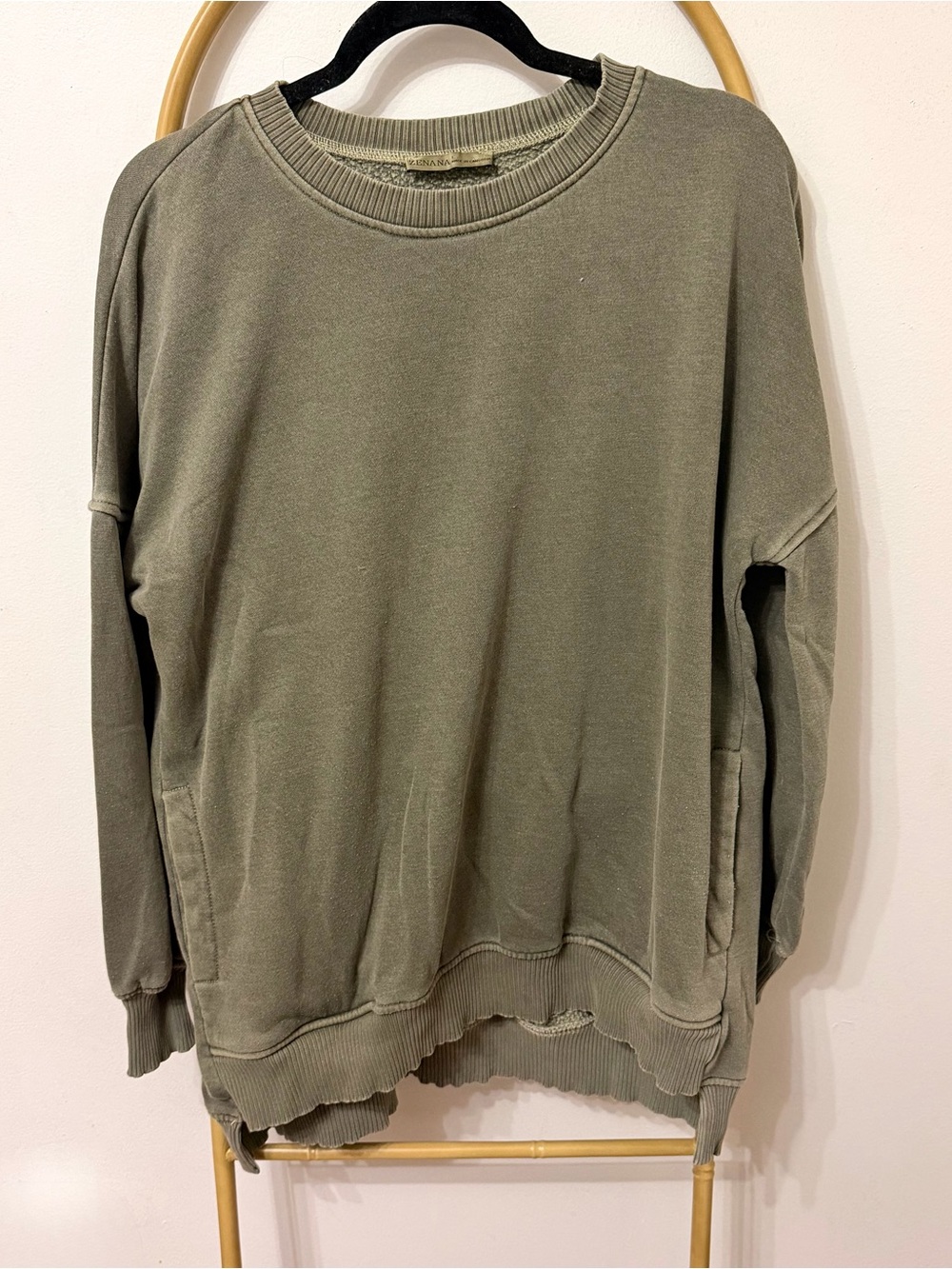 Olive Crewneck Sweatshirt
